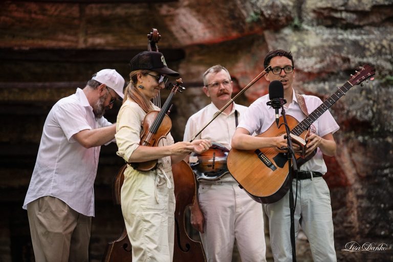 The Matchsellers on the Main Stage at Folky Fish Fest 2024