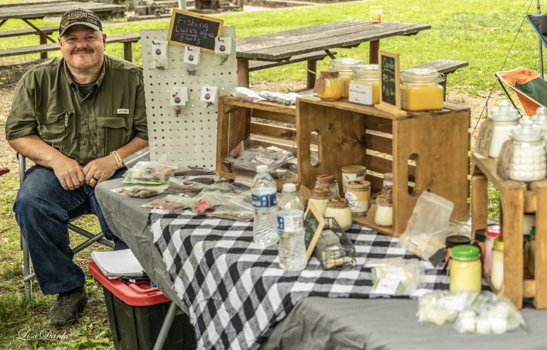 One of the many vendors at Folky Fish Fest 2024